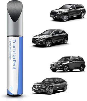 Imagen del producto de Lápiz corrector para pintura, color gris metálico selenita, 12 ml, para retoques de arañazos y daños en la pintura del automóvil
