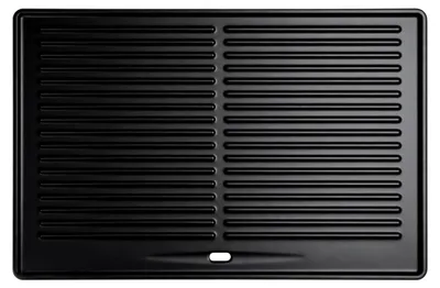 Produktbild von 41,5 x 27,5 cm Universal Gusseisen Grillplatte für verschiedene Holzkohlegrills