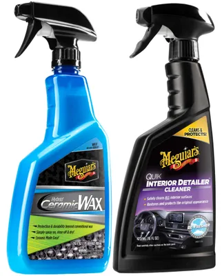 Produktbild von Meguiar's Hybrid Ceramic Wax 768 ml + Innenraumreiniger 473 ml Set