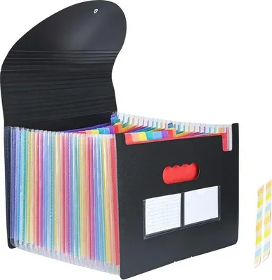 Produktbild von Famanu Kunststoff-Klemmbretter Set – 6 Farben, A4-Format mit stabiler Metallklammer