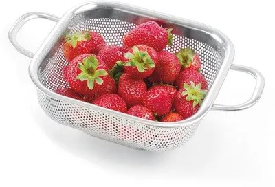 Produktbild von Sieb quadratisch 218x218x(H)70mm - Praktisches Küchengerät für jeden Haushalt
