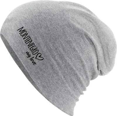 Produktbild von Huuraa Beanie Monte my love Heather Grey One Size Baumwolle und Elasthan Mütze Geschenkidee