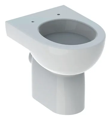 Produktbild von Geberit Stand-Tiefspül-WC RENOVA teilgeschlossene Form Abgang horizontal weiß