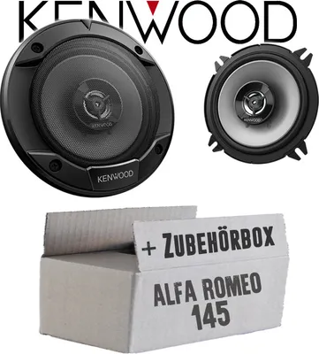 Produktbild von Lautsprecher Boxen Kenwood KFC-S1366 - 13cm 2-Wege Koax Auto Einbauzubehör - Einbauset passend für Alfa Romeo 145 - justSOUND