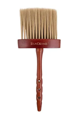Produktbild von Blackomb Nackenpinsel mit Holzgriff, aus Nylon, Friseur Bürste – Nackenwedel, Haarschneide, Pinsel, Haarpinsel, Frisör Zubehör – zum Wegfegen der Haare nach dem Schneiden