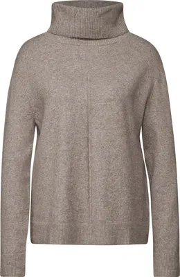 Produktbild von Street One Rollkragenpullover 'Rollkragen Sweater', A302786, mocha beige mel., Gr. 42