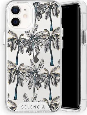Obrázek produktu pro Selencia Zarya Módní zadní kryt se spolehlivou ochranou iPhone 12 Mini - Palmtree