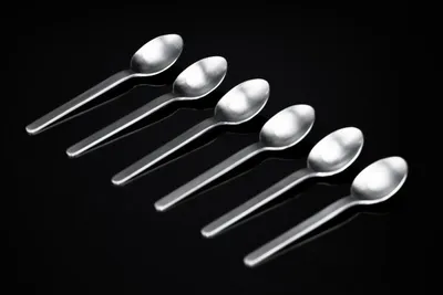 Produktbild von Luna 30705 Espressolöffelset 6er Edelstahl 18/10 matt Espresso Löffel Kaffelöffel Dessertlöffel