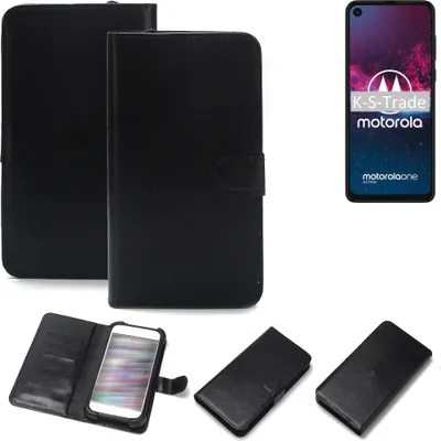 Produktbild von K-S-Trade Handyhülle Schutzhülle kompatibel mit Motorola one action Handy Schutz Hülle Handyhülle Bumper schwarz 1x
