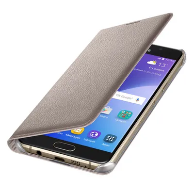 Imagen del producto de Funda tipo billetera Samsung EF-WA510, para Samsung Galaxy A5, de 13,2 cm (5.2"), color dorado