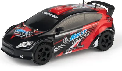 Produktbild von Ferngesteuertes Auto Hochgeschwindigkeits-RC-Autos 1:24 Fast Racing Drifting Drive Full Scale mit 1akku rot