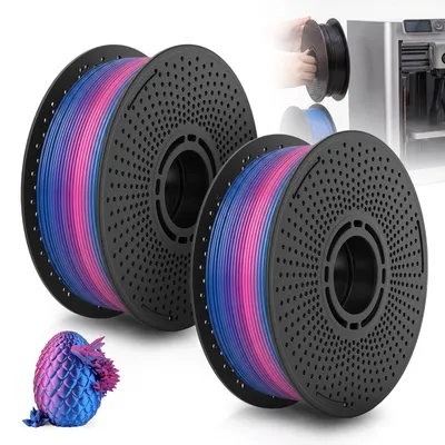 Obrázok produktu pre Opakovane použiteľná cievka pre 3D tlačiarne, 1 kg vlákna pre materiály PLA, PETG, TPU