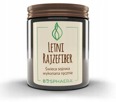 Produktbild von Bosphaera Sojakerze Letni Rajzefiber - Sommerduft gegen Mücken