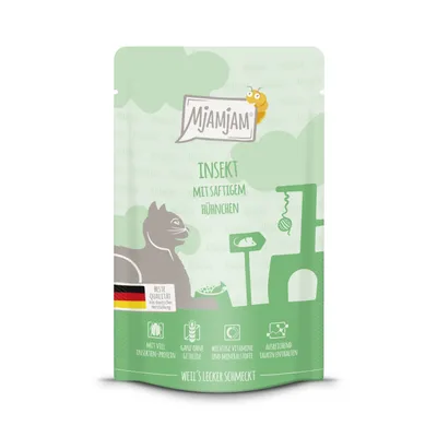Produktbild von MjAMjAM - Quetschie  Insekt mit saftigem Hühnchen  125 g