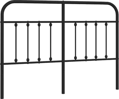 Produktbild von vidaXL Ersatz-Kopfteil Metall Schwarz 150 cm
