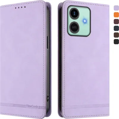 Image de Etui pour Honor Play10, étui rétro en cuirPolyuréthaneavec support et fentes pour cartes Violet