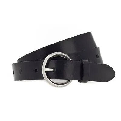 Produktbild von Vanzetti Leder Gürtel Taillengürtel 25mm Leather Belt W100 Black schwarz