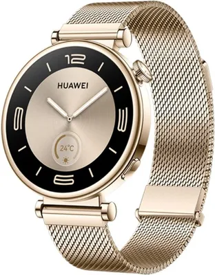 Produktbild von Huawei Watch GT 4 [inkl. Edelstahlarmband gold] 46mm Edelstahlgehäuse gold