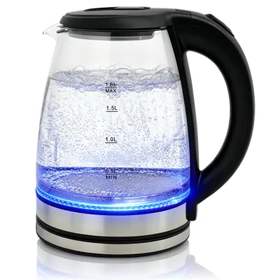 Produktbild von Gotoll Wasserkocher Glas,1.8L,1500W BPA Frei,mit LED-Beleuchtung, Abschaltautomatik und Überhitzungsschutz