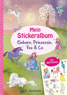 Obrázok produktu pre Mein Stickeralbum - Einhorn, Prinzessin, Fee & Co.