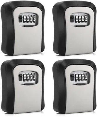 Productafbeelding van Set van 4 Sleutelkastjes met Combinatielock