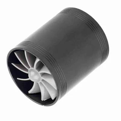 Imagen del producto de Turbocompresor de doble ventilador para admisión de aire de automóvil, supercargador, mejora la eficiencia del combustible, color