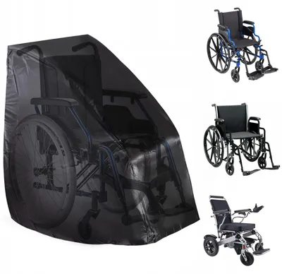Imagen del producto de Funda impermeable para silla de ruedas, fabricada con tela Oxford de 210D