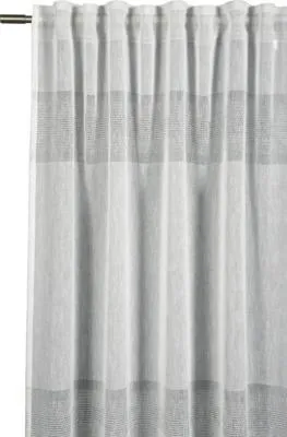 Produktbild von Vorhang mit Universalband Etamin Querstreifen natur 245x140 cm