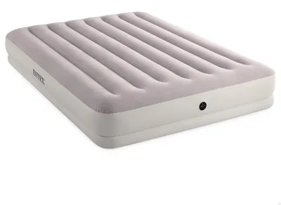 Productafbeelding van Opblaasbaar luchtbed, 203x152x30 cm, met elektrische pomp, merk INTEX, model 64179