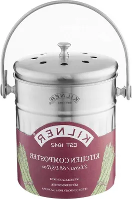 Zdjęcie produktu dla Kompostownik kuchenny o pojemności 2 l, ekologiczny, ciemnozielony