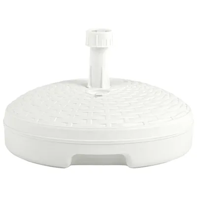 Immagine prodotto di Base Ombrellone per Sabbia/Acqua 20L Bianca Rattan in Plastica