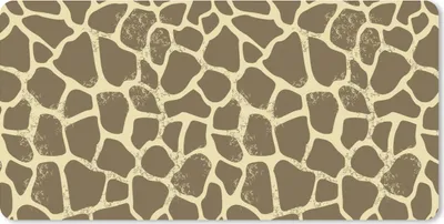 Produktbild von MuchoWow® Schreibtischunterlage Muster - Giraffe - Fell 80x40 cm - XXL Mauspad - Gaming Mauspad