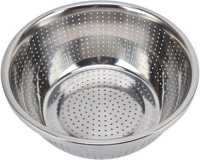 Produktbild von Famanu Gemüseschüssel Edelstahl Küchensieb - 30 cm