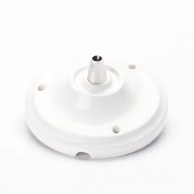 Produktbild von Lampen Baldachin Porzellan Zugentlastung Keramik Deckenbaldachin Abdeckung edel, 105mm, Weiß