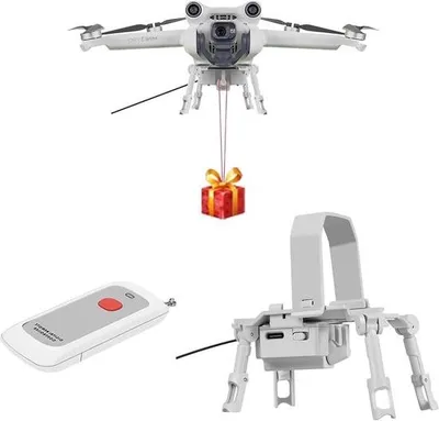 Produktbild von Universelles Drohnen-Abwurfsystem für DJI Mini 3 Pro/Mini 3 – Nutzlastauswurfvorrichtung