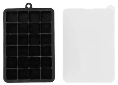 Produktbild von 24 Gitter Silikon Eiswürfelbereiter Form Quadrat DIY Küche Bar Trinkzubehör