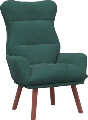 Obrázok produktu pre Kreslo tmavozelené 69 x 74 x 93 cm zamat