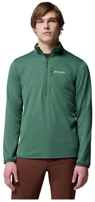 Zdjęcie produktu dla Bluza Columbia Forro polar Columbia Essential Hike Grid Fleece Half Zip verde dla Męskie