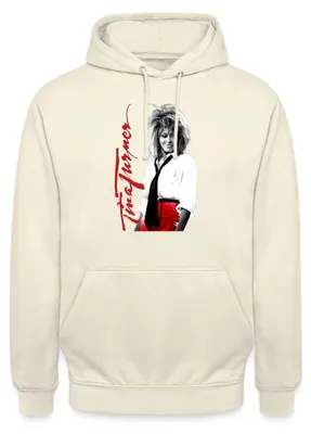Produktbild von Spreadshirt Tina Turner Fotografie Mit Signatur Uni Hoodie, M, Vanille-Milchshake