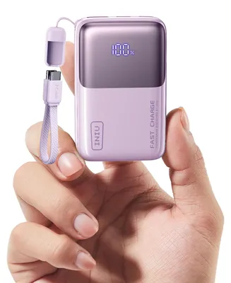 Produktbild von INIU Ultra Mini Powerbank, 10000mAh 45W Schnellladen mit USB C Kabel