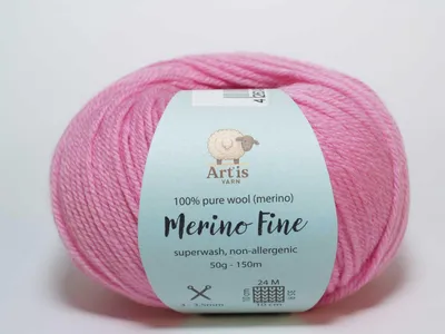 Immagine prodotto di Filato Merino Fine Art: 100% Lana | Trattato per il lavaggio in lavatrice e ipoallergenico (50g/150m) (4 gomitoli)