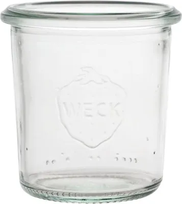 Produktbild von WECK Einkochglas ohne Deckel, ohne Dichtungsring, Sturzform, Inhalt: 140 ml