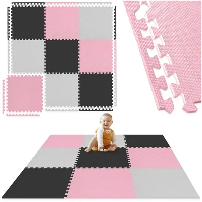 Obrázek produktu pro 4FIZJO Hrací podložka pěnové puzzle růžová