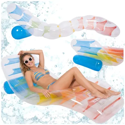 Zdjęcie produktu dla Fotel Wodny Dmuchany Materac Do Pływania Jilong 168x88 Cm Basen Plaża