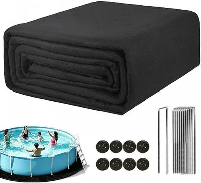 Produktbild von Schwimmbadunterlagen mit einem Durchmesser von ca. 300 cm, Schwimmbadmatten für den Boden von Schwimmbecken