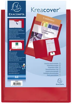 Immagine prodotto di EXACOMPTA Pr„sentationsmappe Kreacover, PP, A4, rot