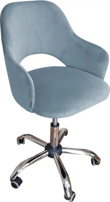 Obrázok produktu pre Kreslo IZMA BL VELVET sivé