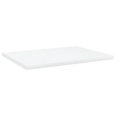 Image de vidaXL Planches de bibliothèque 4 pcs. Blanc 40x30x1,5 cm Bois composite