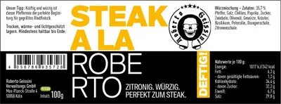 Produktbild von Steak a la Roberto 100g