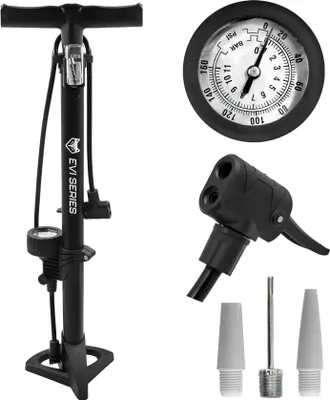 Produktbild von Fahrradpumpe mit Manometer - Bodenwerkstatt